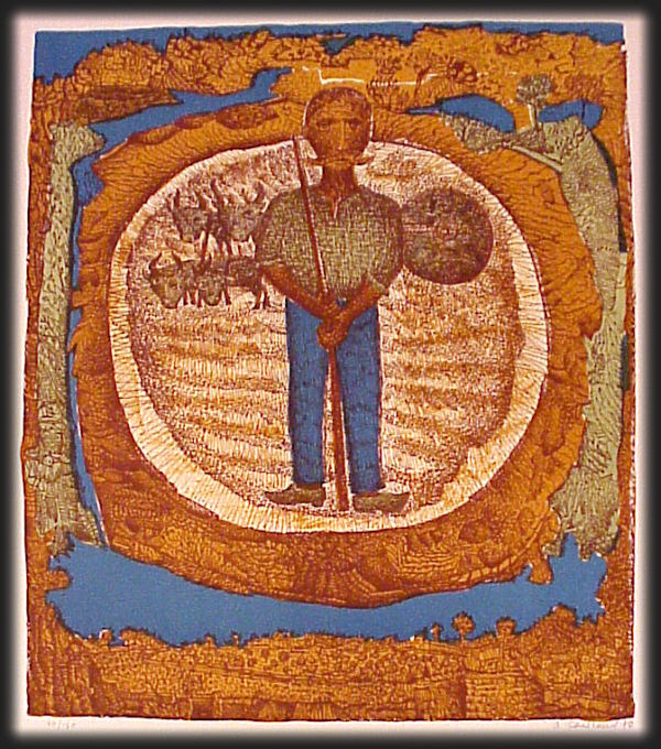 Aristide Caillaud - signed-numbered lithograph 1970