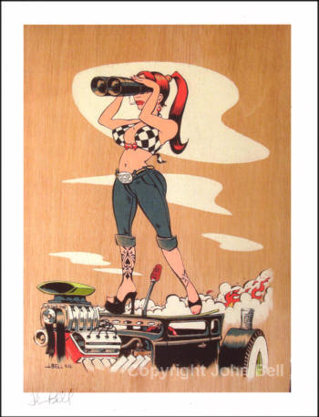 John Bell - signed print - Juxtapoz Magazine cover Sept/Oct 2003